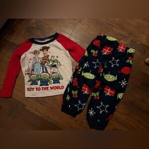 Toy Story Kids Pajama Set - Red and Blue